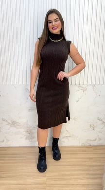 Vestido em Lã Mousse Luana